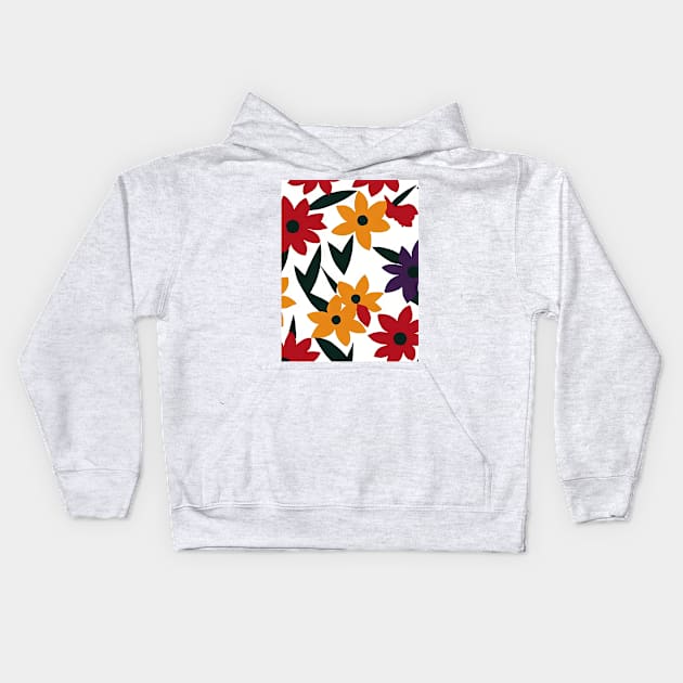 Chromatic Botanic Abstraction #17 Kids Hoodie by Sibilla Borges